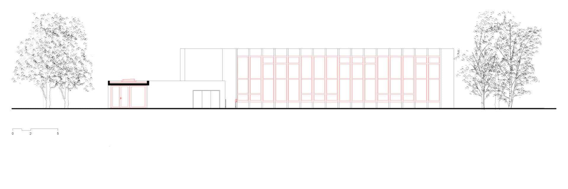 Nordwestfassade