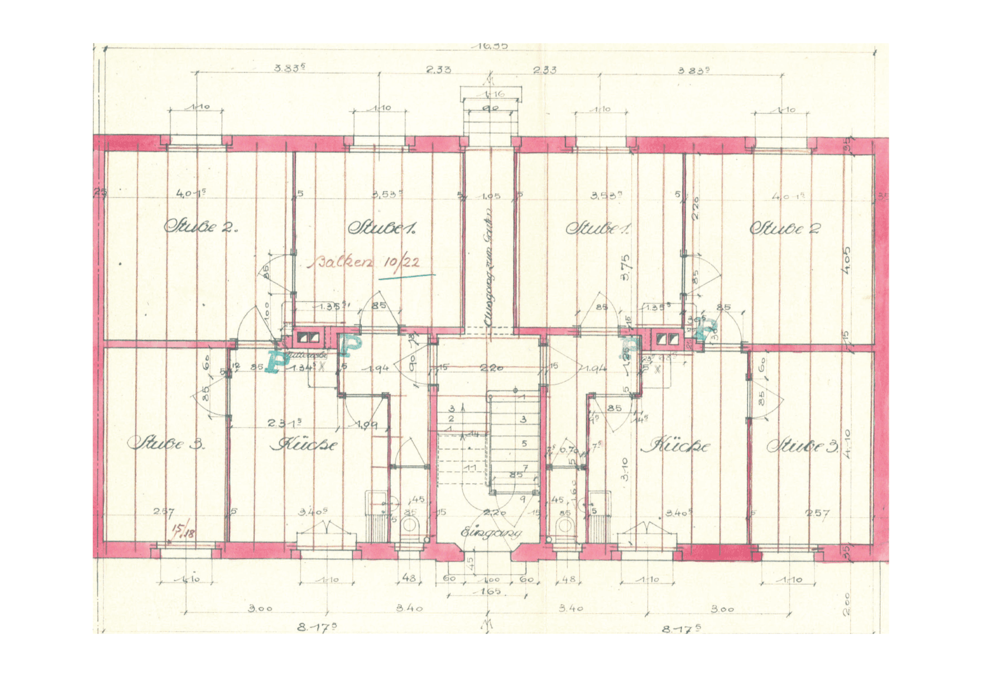 Historische Plan, Duggingerhof