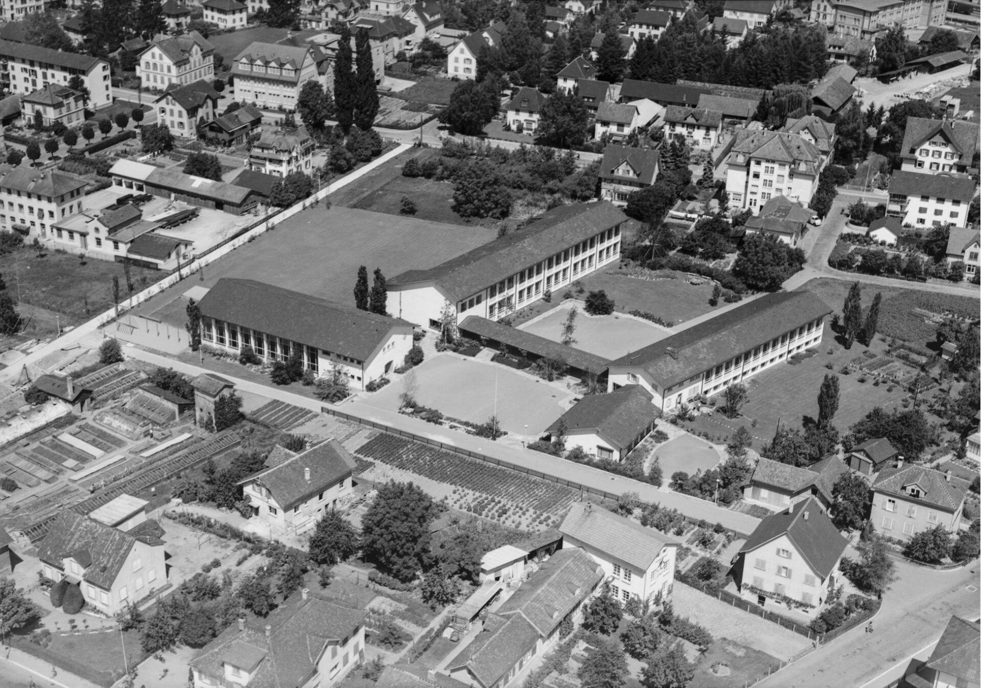 Aerial view, 1954